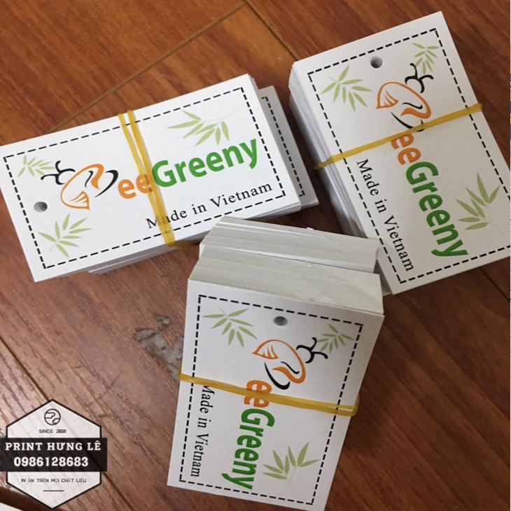 Tag mác thẻ treo quầo áo # FREE THIẾT KẾ# cam kết rẻ nhất, in đẹp, lấy ngay