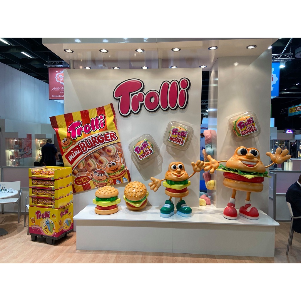 Kẹo Dẻo Trolli WORLD Mix Nhiều Mùi Vị Gói 230gr