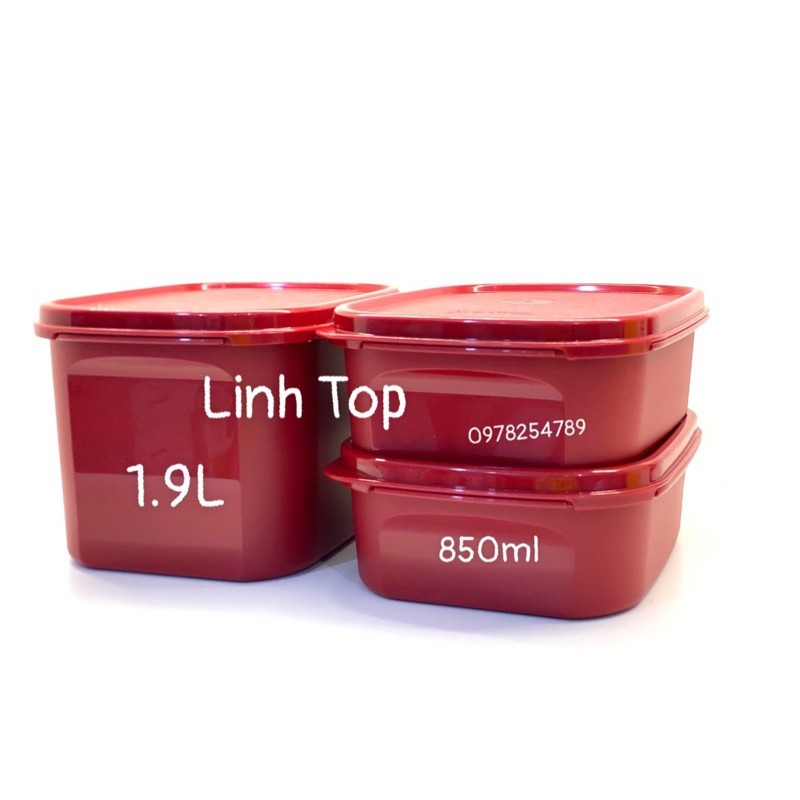 Hộp đựng kim chi, muối dưa cà Tupperware chính hãng