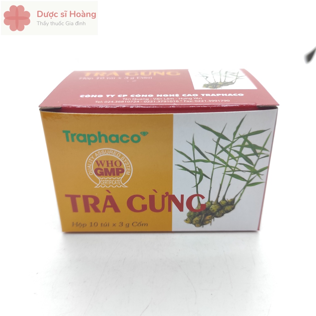 TRÀ GỪNG Traphaco - Hộp 10 gói