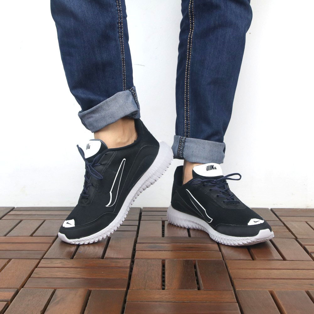 [Mã FAXANH245 giảm 10K đơn từ 50K] Giày sneaker nam đen TL298 đế cao su cực bền | BigBuy360 - bigbuy360.vn