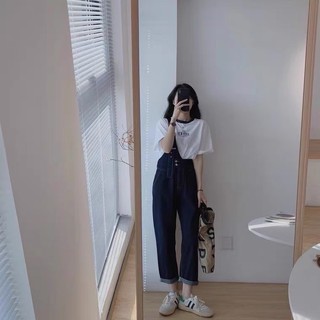 Set quần yếm áo phông Hàn Quốc hottrend 2021