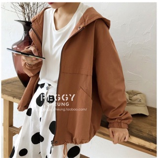 Áo khoác kaki dây rút