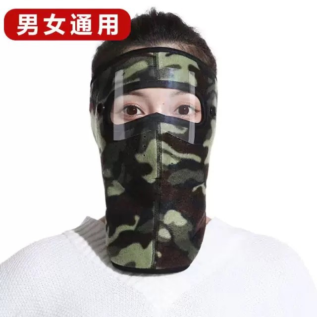 Khẩu trang ninja kín cổ 2in1 lót nỉ chống mưa gió lạnh bảo vệ mắt