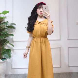 Váy cổ sen đũi thái