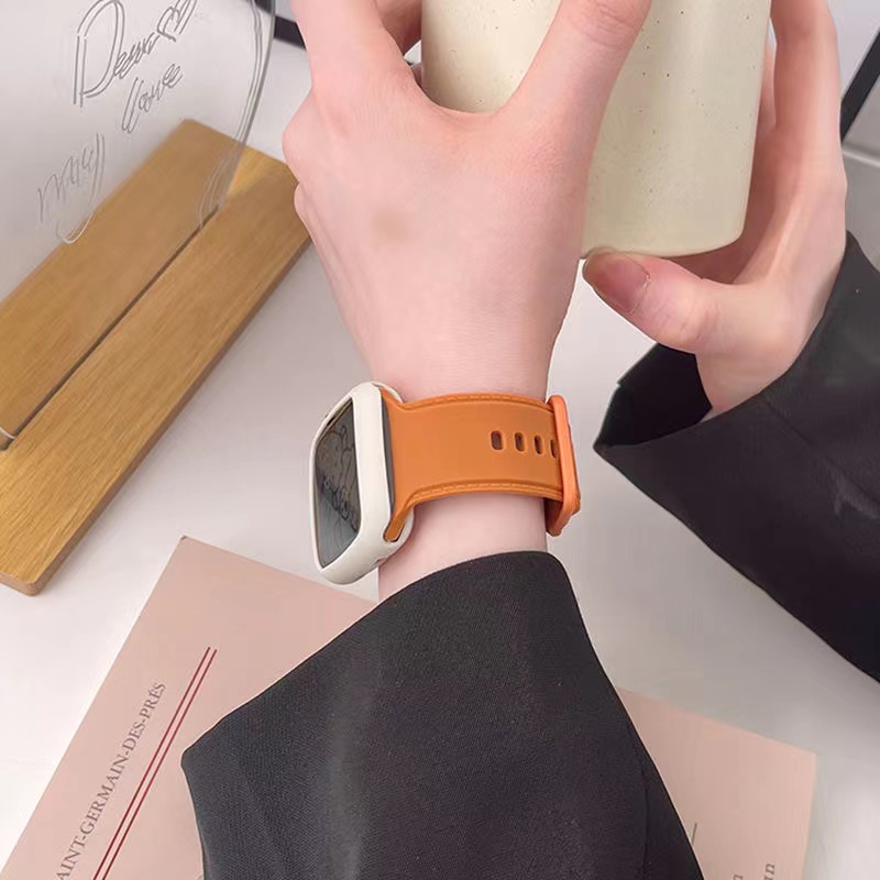 Dây Đeo Silicone Cho Đồng Hồ Thông Minh Apple Watch 7 6 5 4 3 2 SE 42MM 38MM 44MM 40MM 41MM 45MM