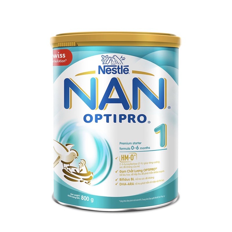 Thanh lí sữa bột Nan Optipro 1 (900g)-Hộp móp