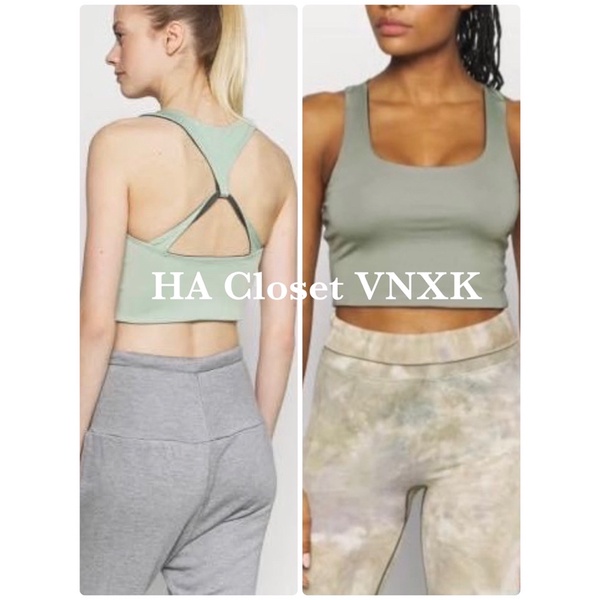 Áo Bra Cotton Crop Thể Thao Xuất Xịn
