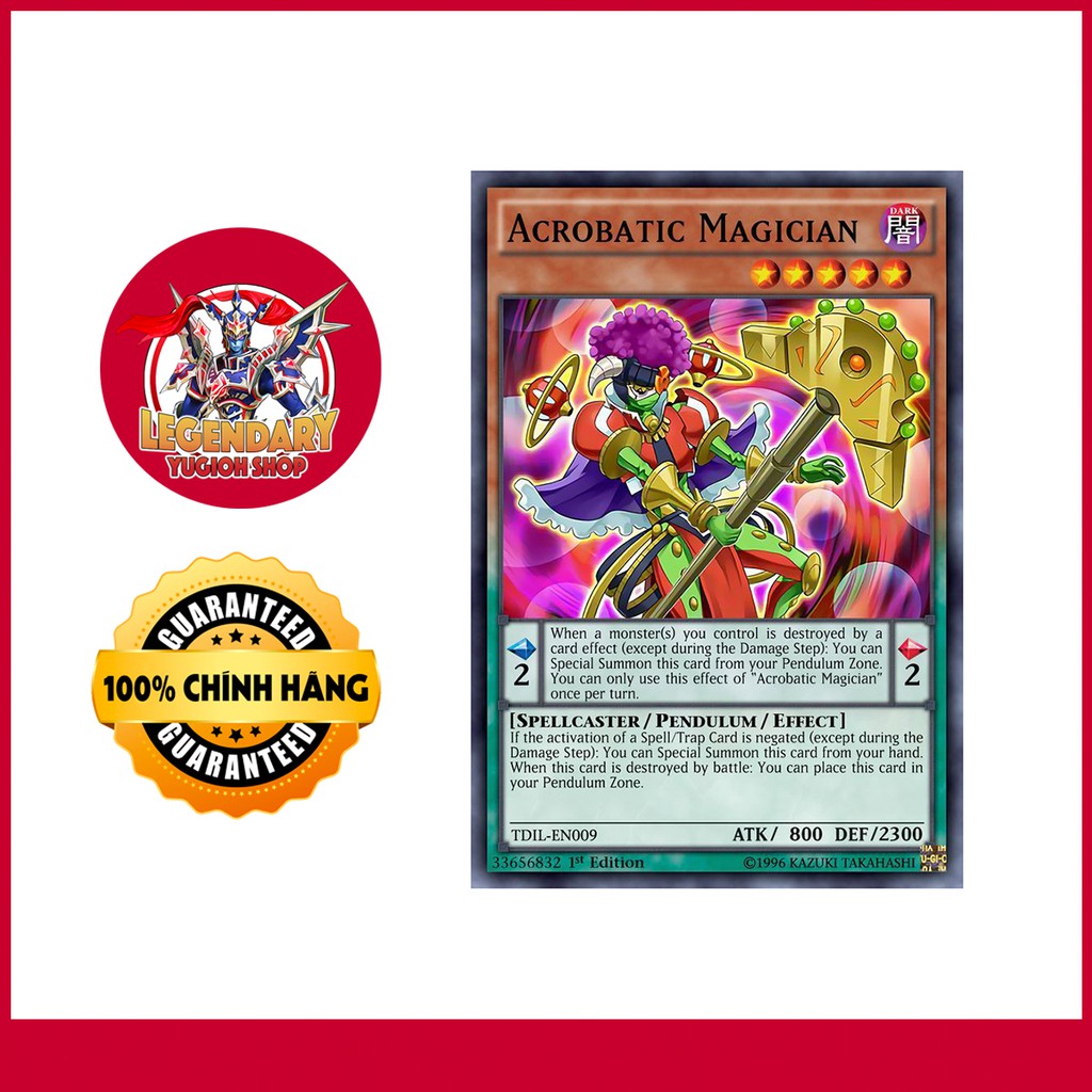 [EN][Thẻ Bài Yugioh Chính Hãng] Acrobatic Magician