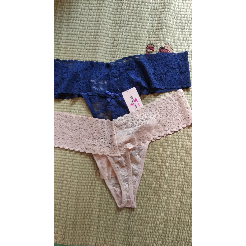 Quần lọt khe ren sexy màu da/màu đen | BigBuy360 - bigbuy360.vn