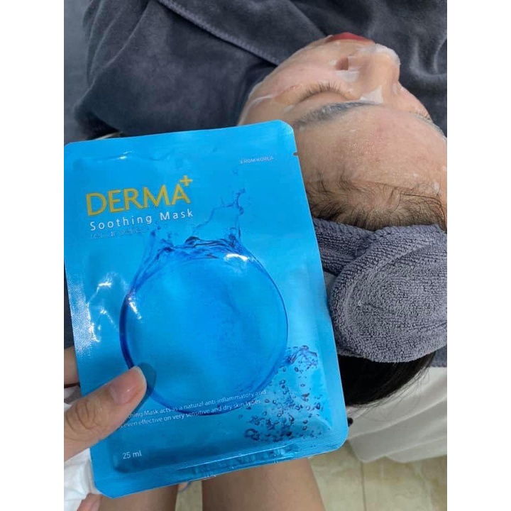 Combo sạch mụn mờ thâm mụn dermapeel - tảo trứng cá tuyết - serum trứng cá tuyết - nạ derma dịu da nhanh