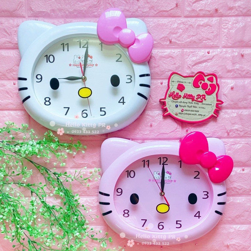 Đồng hồ treo tường Hello Kitty