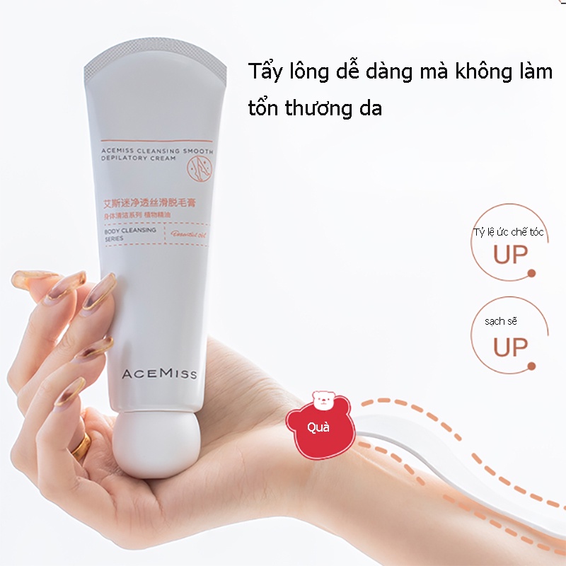 Kem Tẩy Lông Nách/ Vùng Da Dưới Cánh Tay/ Vùng Da Dưới Cánh Tay Thương Hiệu Acemiss 90g