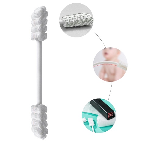 Set 5 que rơ lưỡi Vcool  Hàng chính hãng, an toàn vệ sinh miệng cho bé