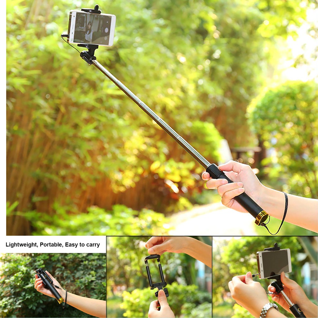 Gậy Chụp Hình Selfie có dây cực đẹp - Hàng loại 1