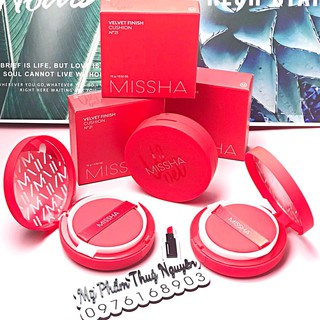 Phấn nước che phủ hoàn hảo missha velvet finish cushion