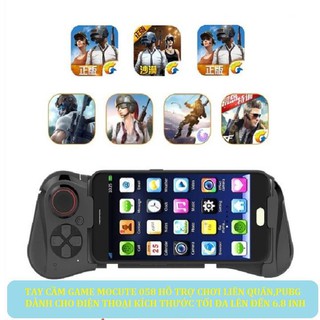 Tay cầm chơi game bluetooth mocute 058 hỗ trợ chơi game pubg,liên quân mobile