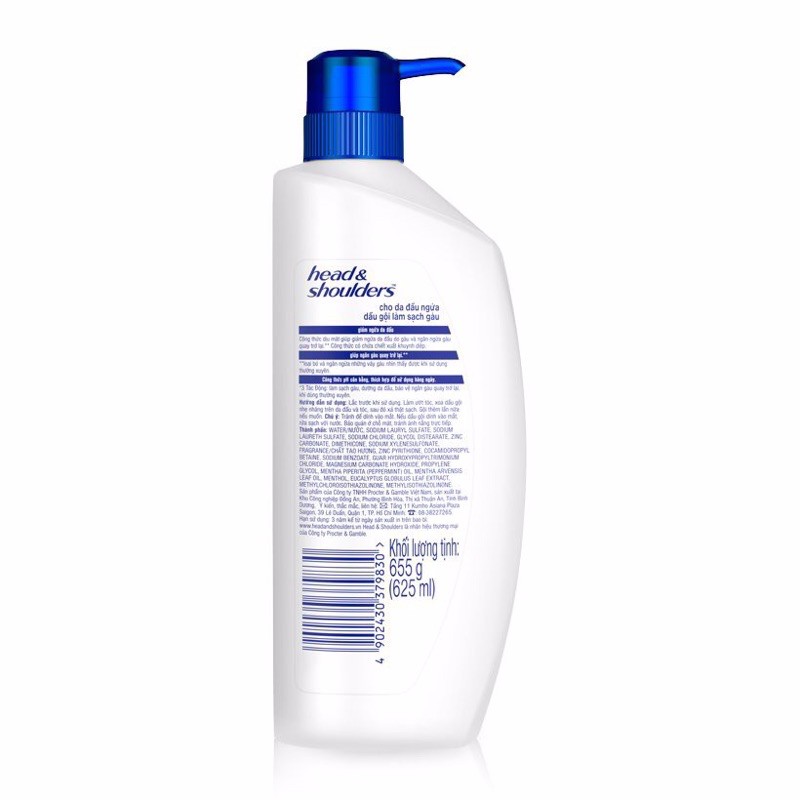 Dầu Gội Head & Shoulders Itchy Scalp Care Shampoo Cho Da Đầu Ngứa 625ml