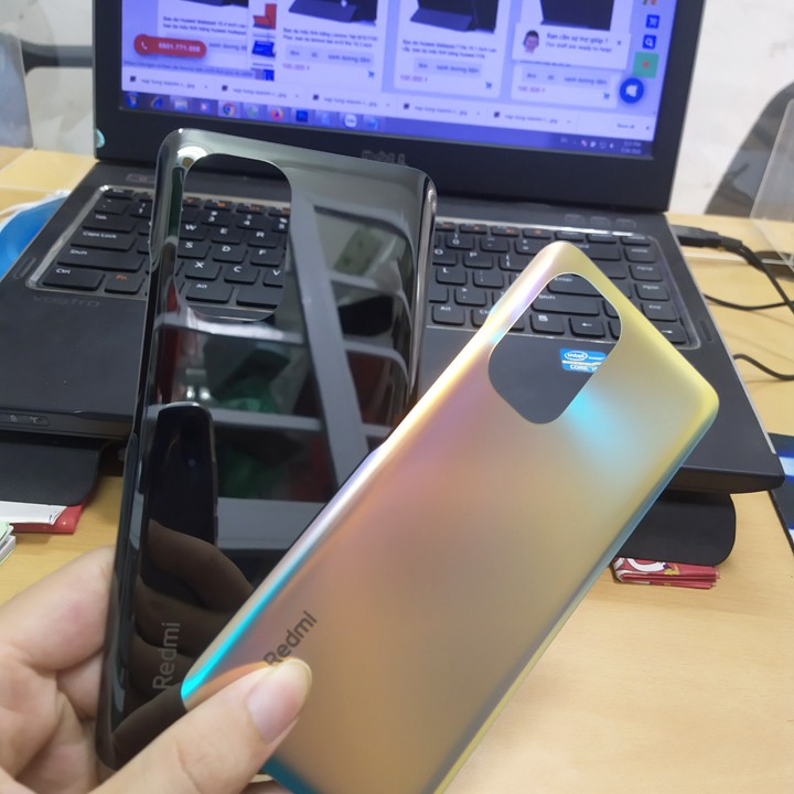 Nắp lưng xiaomi k40 pro kính, mặt lưng redmi k40 pro