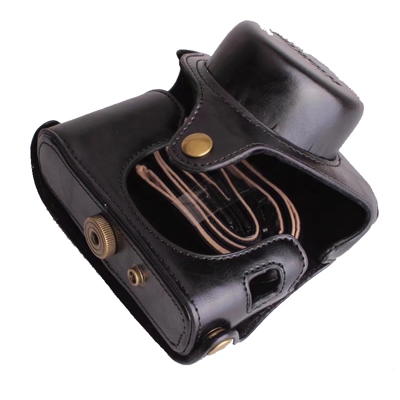 Bao Da PU Đựng Máy Ảnh Fujifilm X100V X100S X100F Fujifilm X100V X100S X100F Kèm Dây Đeo Vai