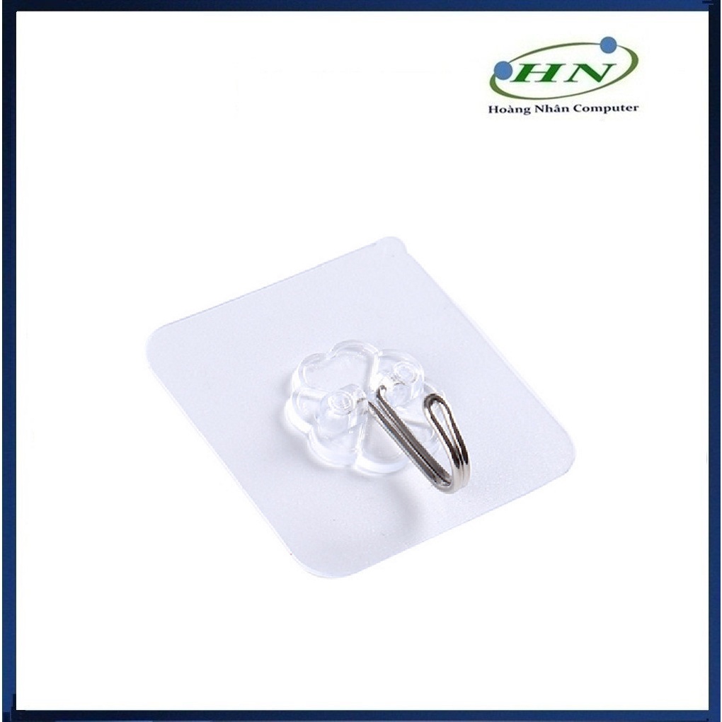 Móc Dán Tường Siêu Dính Trong Suốt Chịu Lực Tốt Treo Tường Chắc Chắn 6x6 cm