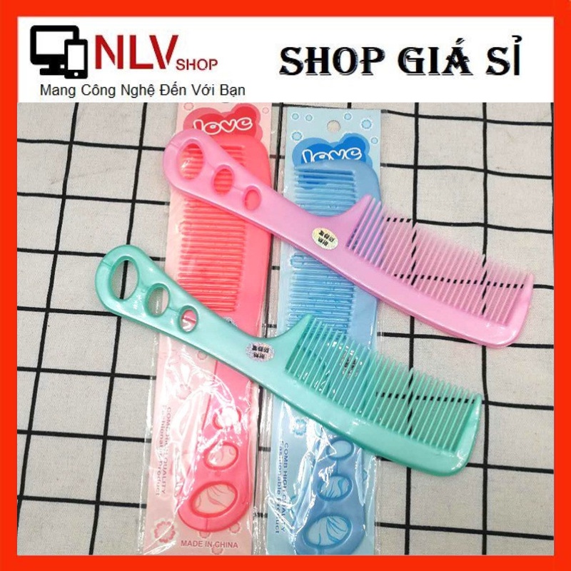 Lược nhựa màu kẹo siêu xinh dễ thương