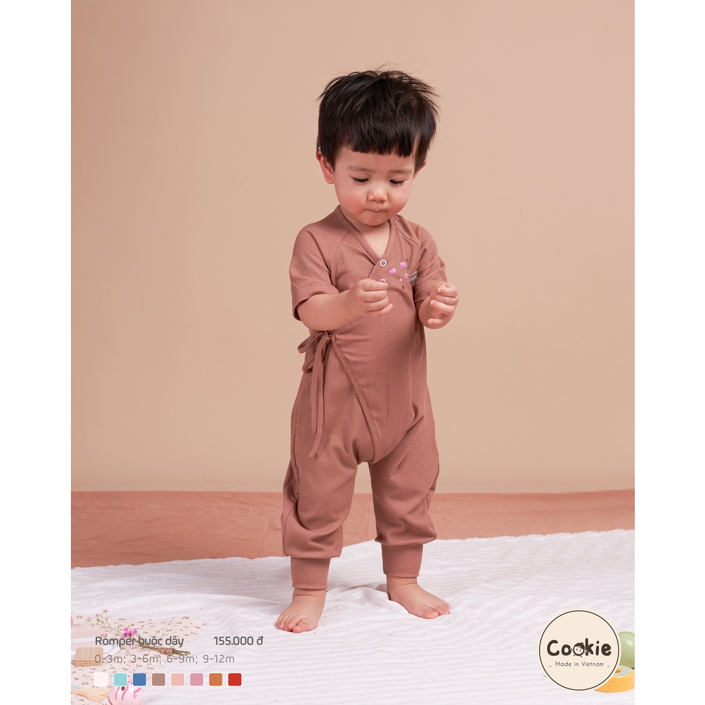 COOKIE Bộ Romper buộc dây
