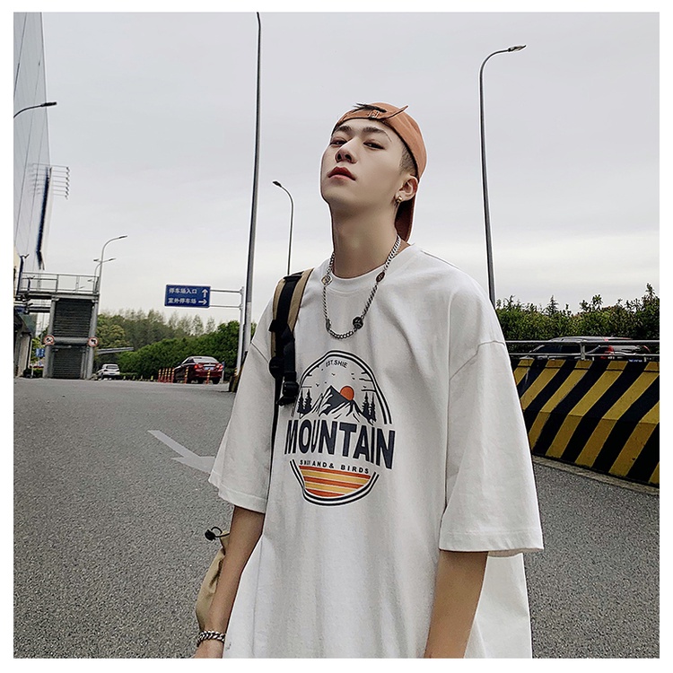 áo thun 100% cotton Nam Tay Ngắn 3 Màu Tùy Chọn Size M-8Xl