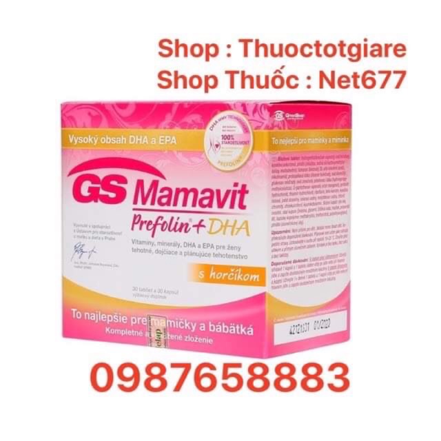 [ Kèm Quà Tặng] GS MaMavit - Vitamin tổng hơp cho bà bầu