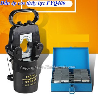 Đầu ép cos thủy lực FYQ400 kèm bơm tay thủy lực CP180-Phạm vi ép cos 16-400mm2