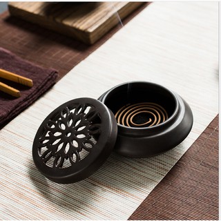 Combo 2 Lư xông trầm gốm sứ