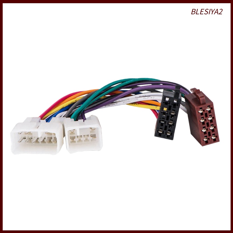 [BLESIYA2] Wiring Lead Harness Adapter for Toyota ISO Stereo Plug Adaptor Plug