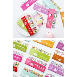 Giấy note đánh dấu, bookmark hoạt hình