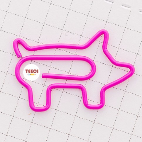 Kẹp Giấy Kim Loại Kẹp Đánh Dấu Vở Hình Chú Lợn Đáng Yêu D031