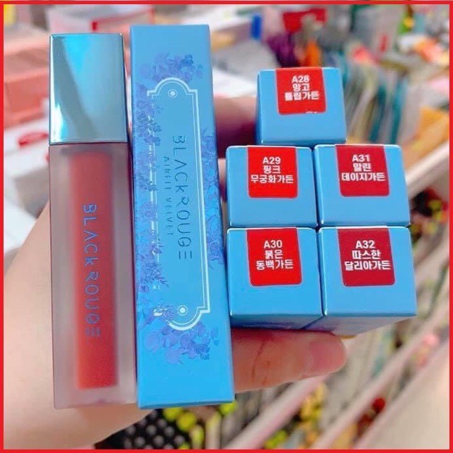 Son Black Rouge Ver 6 , Son Kem Siêu Lì lâu trôi, Son Handmade