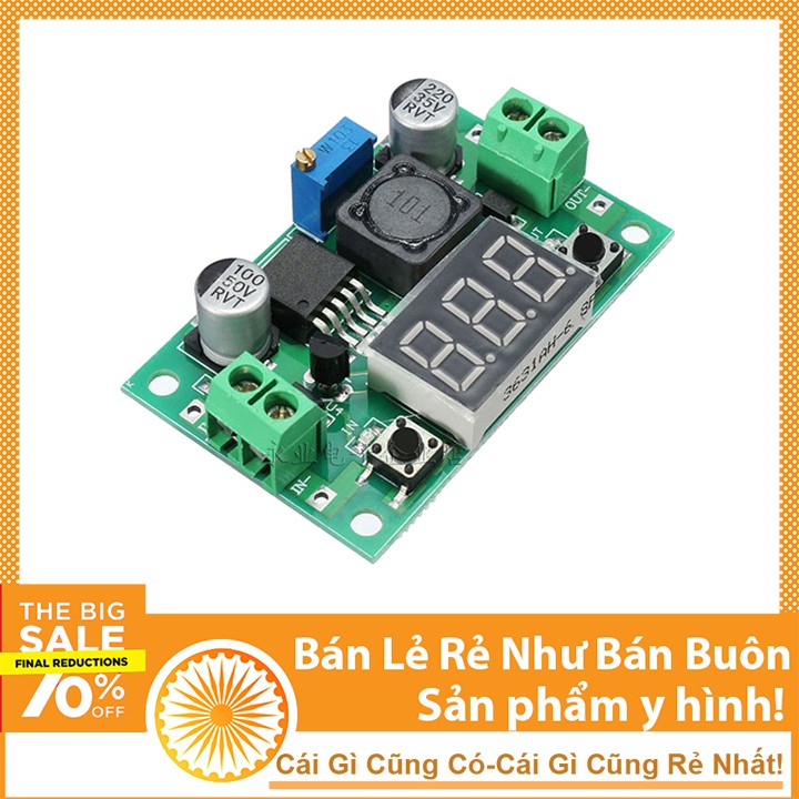 Module Buck LM2596 DC DC Hiển Thị Kỹ Thuật Số