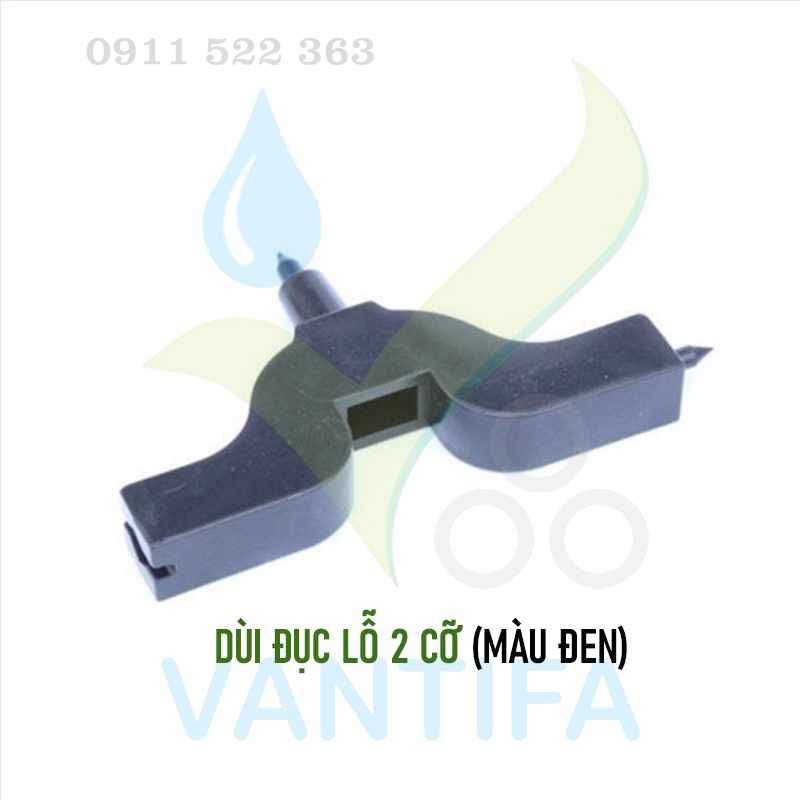 DÙI ĐỤC LỖ 2 CỠ - DÙNG CHO KHỞI THỦY ỐNG 3x5, 4x7, 5x7
