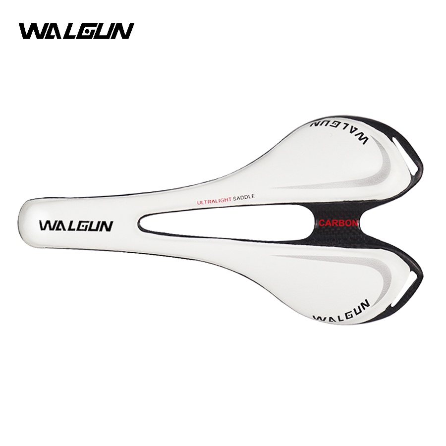 Yên xe đạp leo núi WALGUN sợi carbon mềm mại siêu nhẹ thoáng khí cao cấp