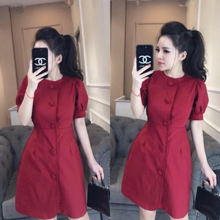 váy cúc chất mango nhật.