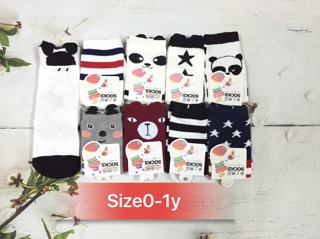 Com bo 5 đôi tất cao cổ cho bé