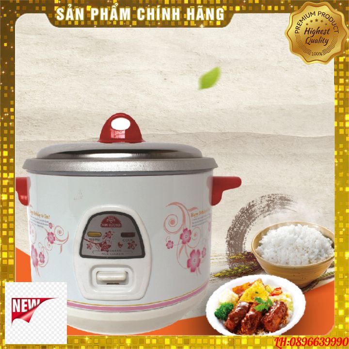 Nồi cơm điện KIM CƯƠNG nắp rời cao cấp bền đẹp an toàn 2.8L