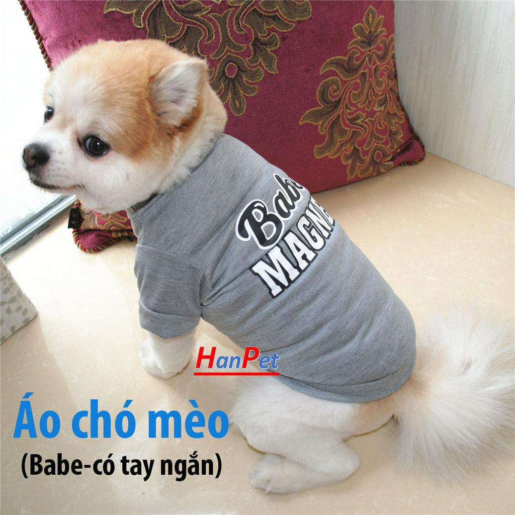 Áo chó mèo quần áo thú cưng có tay xịn xò
