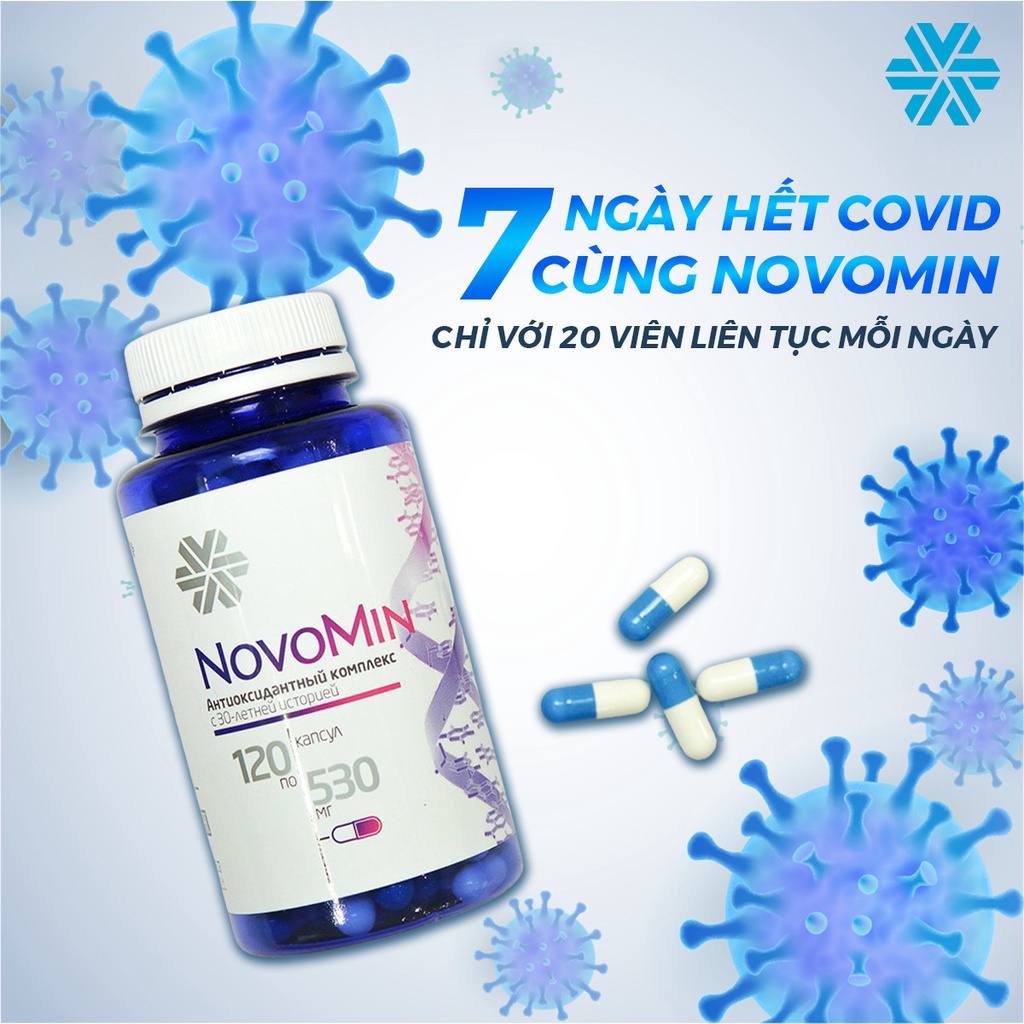 Novomin-Siberian Wellness-Fomula4_Viên uống chống oxy hóa-Hộp 120 viên (kho hàng Việt)_Chính hãng
