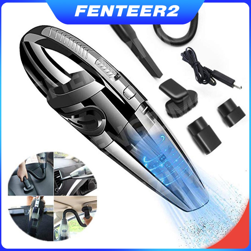 Thiết bị máy hút bụi cầm tay không dây 120W 12V dành cho xe hơi | BigBuy360 - bigbuy360.vn
