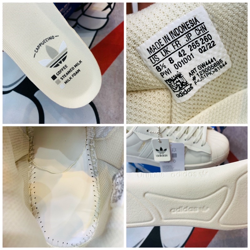 Giày thể thao Sneaker Superstar SS2022 Cappuccino Hàng SC