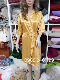 Áo choàng lụa cho spa,makeup,salon