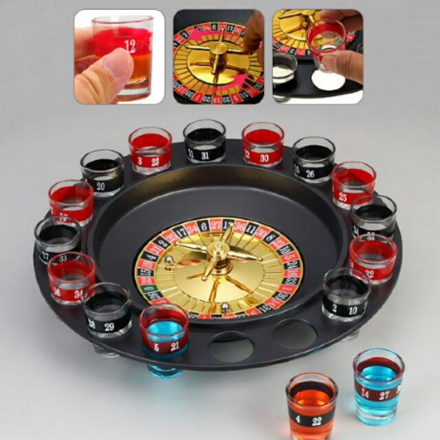 Trò chơi vòng quay may mắn Drinking Roulette Set