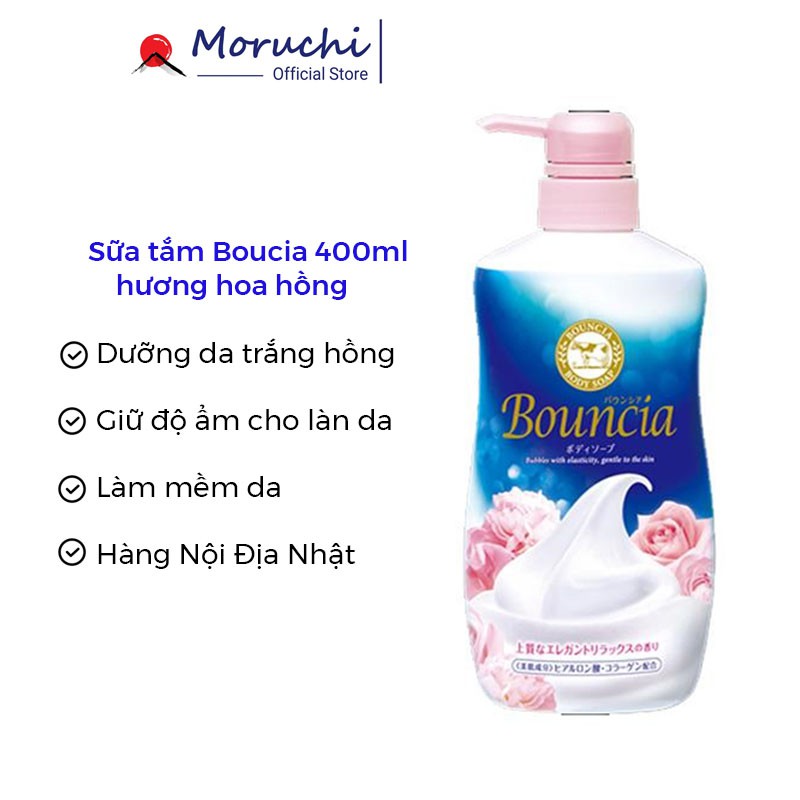 Sữa Tắm BOUNCIA 500 ML Hàng Nhật Nội Địa - Moruchi