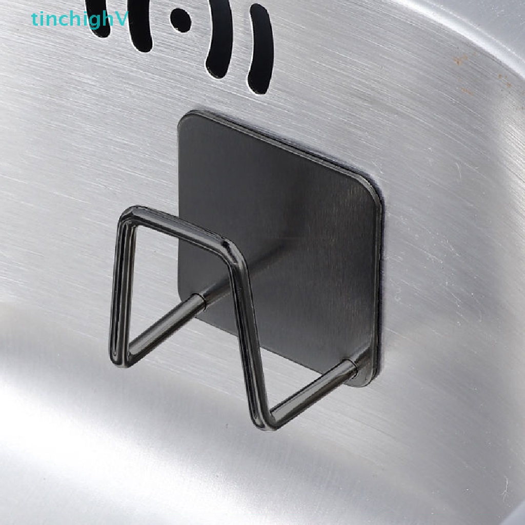 [TinchighV] Giá Đỡ Bọt Biển Rửa Chén Dán Tường Mạnh Mẽ Thoát Nước Sắp Xếp Gọn Gàng