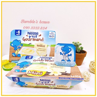 Date 11/2023 váng sữa nestle pháp vị vani - cho bé 6m+